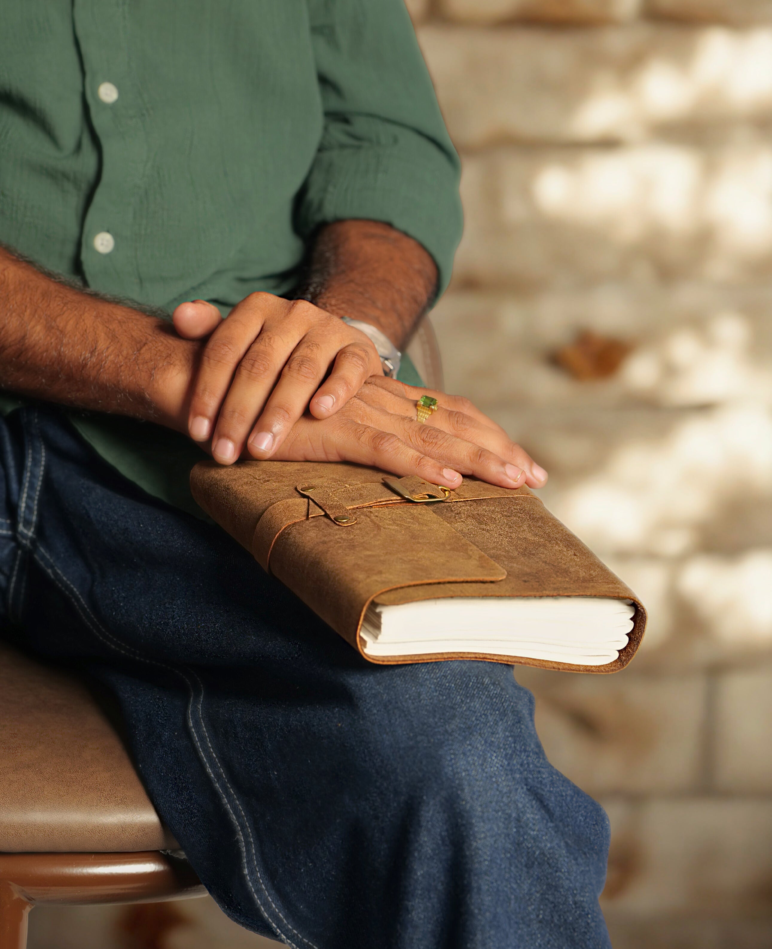 Leather Journals Pages- 200 A5