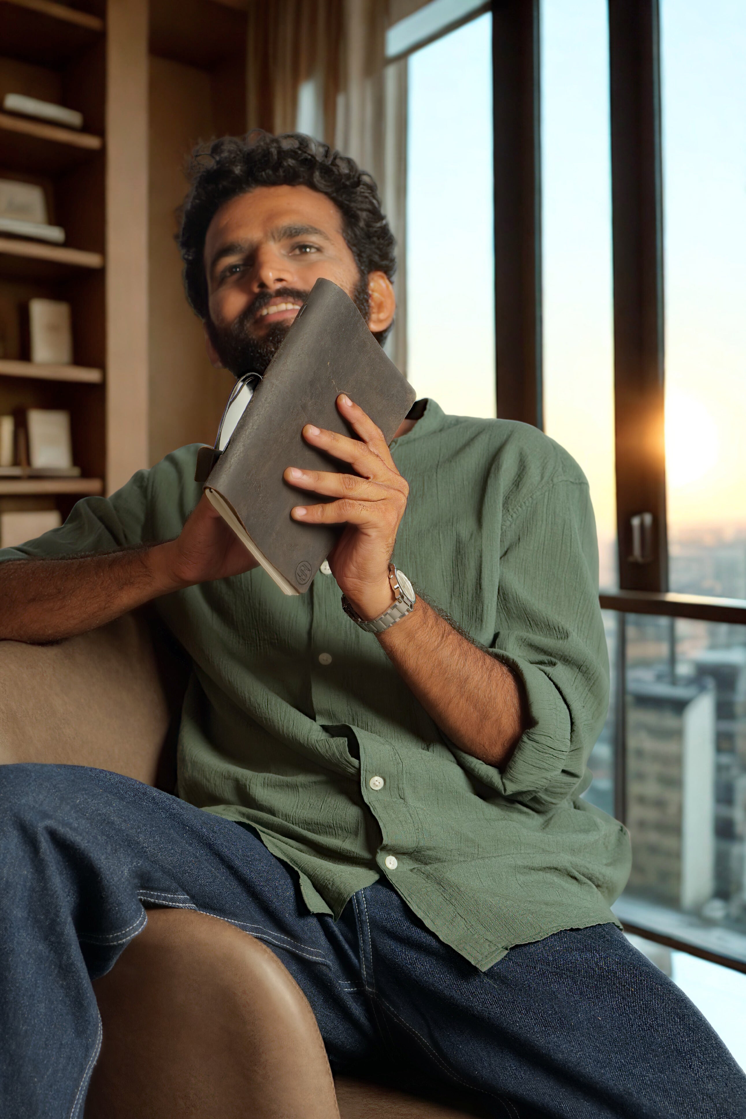 Leather Journals pages-100 A5