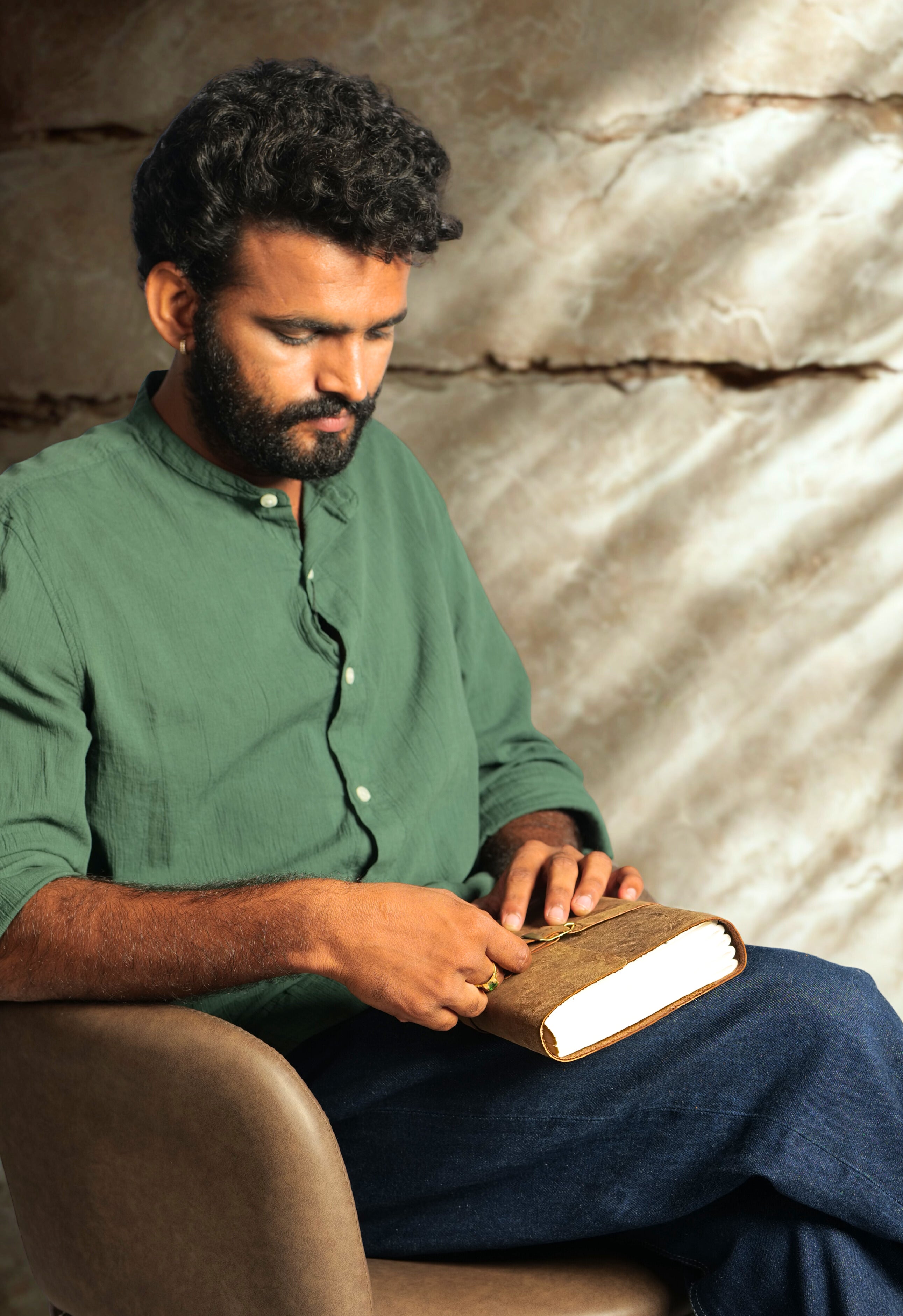 Leather Journals Pages- 200 A5