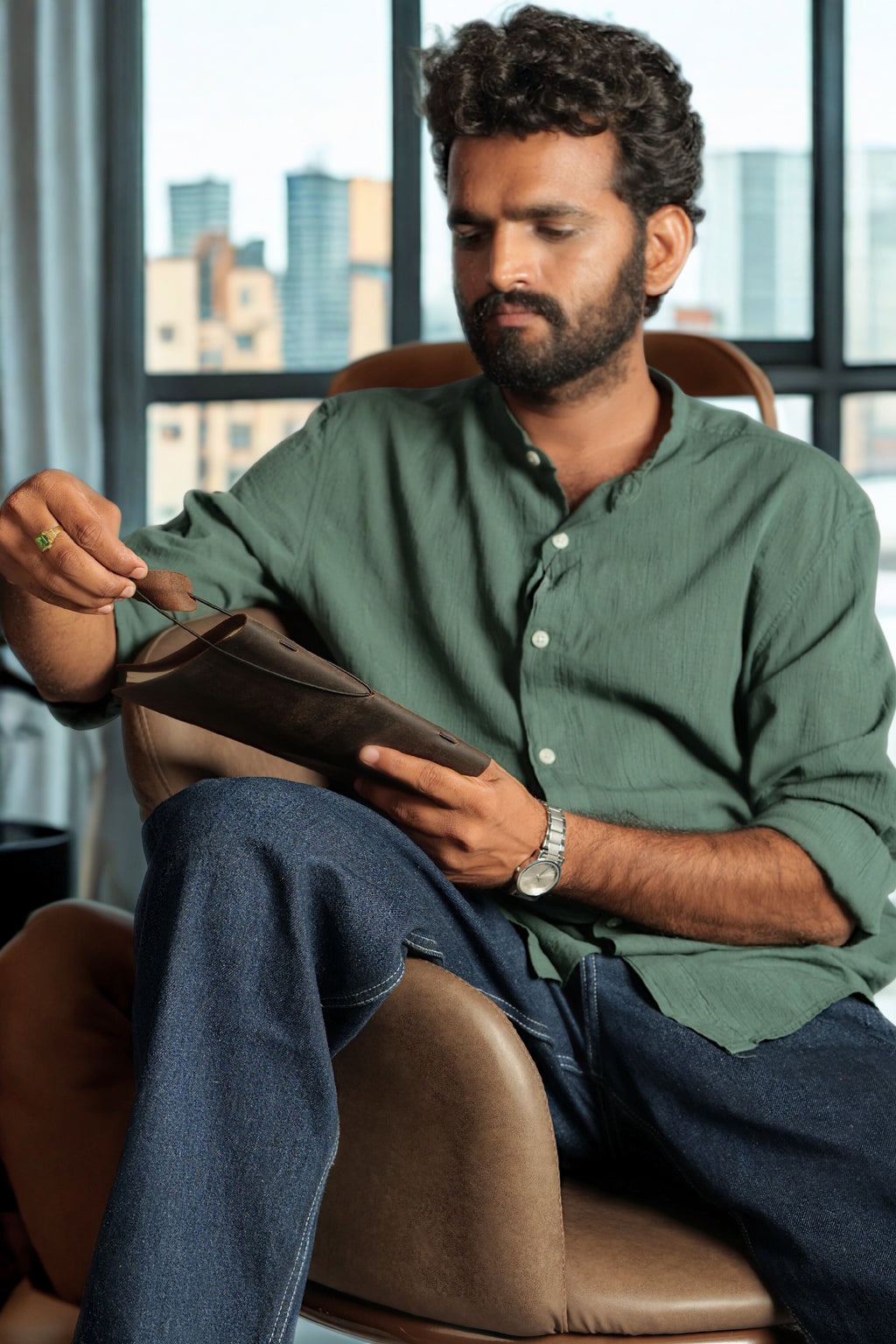 Leather Journals pages-100 A5