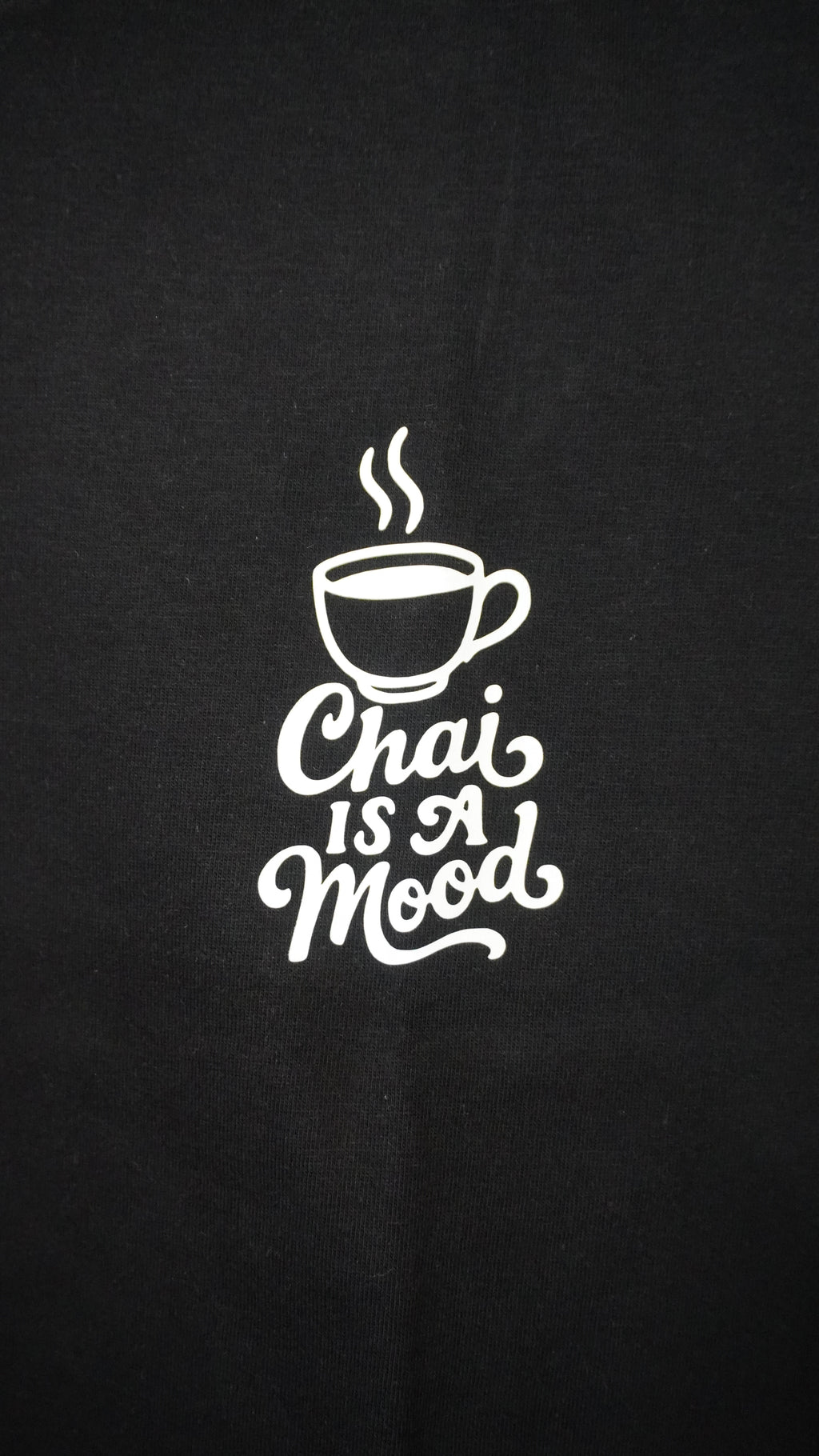 Black Unisex Half Sleeve Round Neck Printed T-Shirt