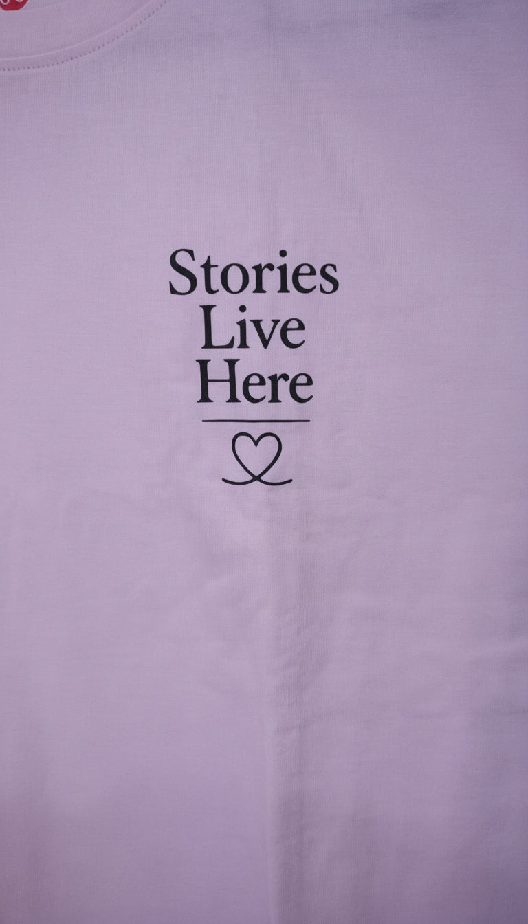 Pink Somrey Unisex Oversize Half Sleeve Round Neck Printed T-Shirt