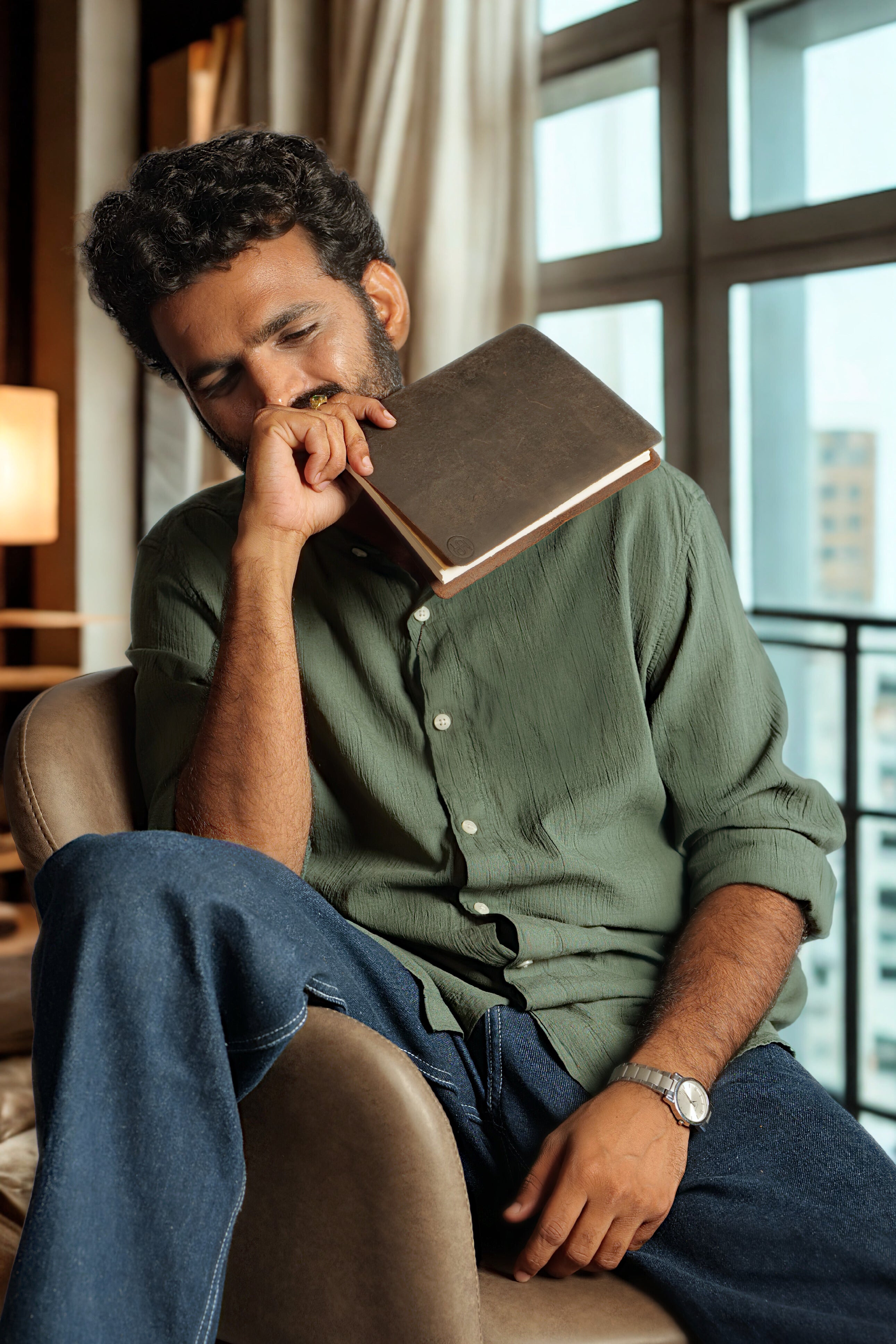 Leather Journals pages-100 A5